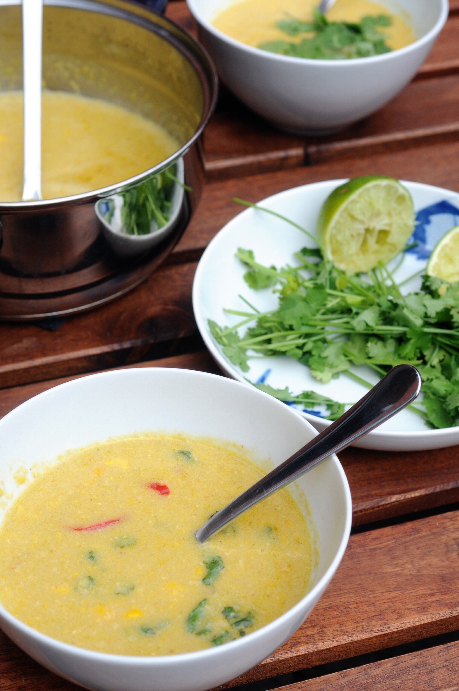 Mais Curry Thai Suppe