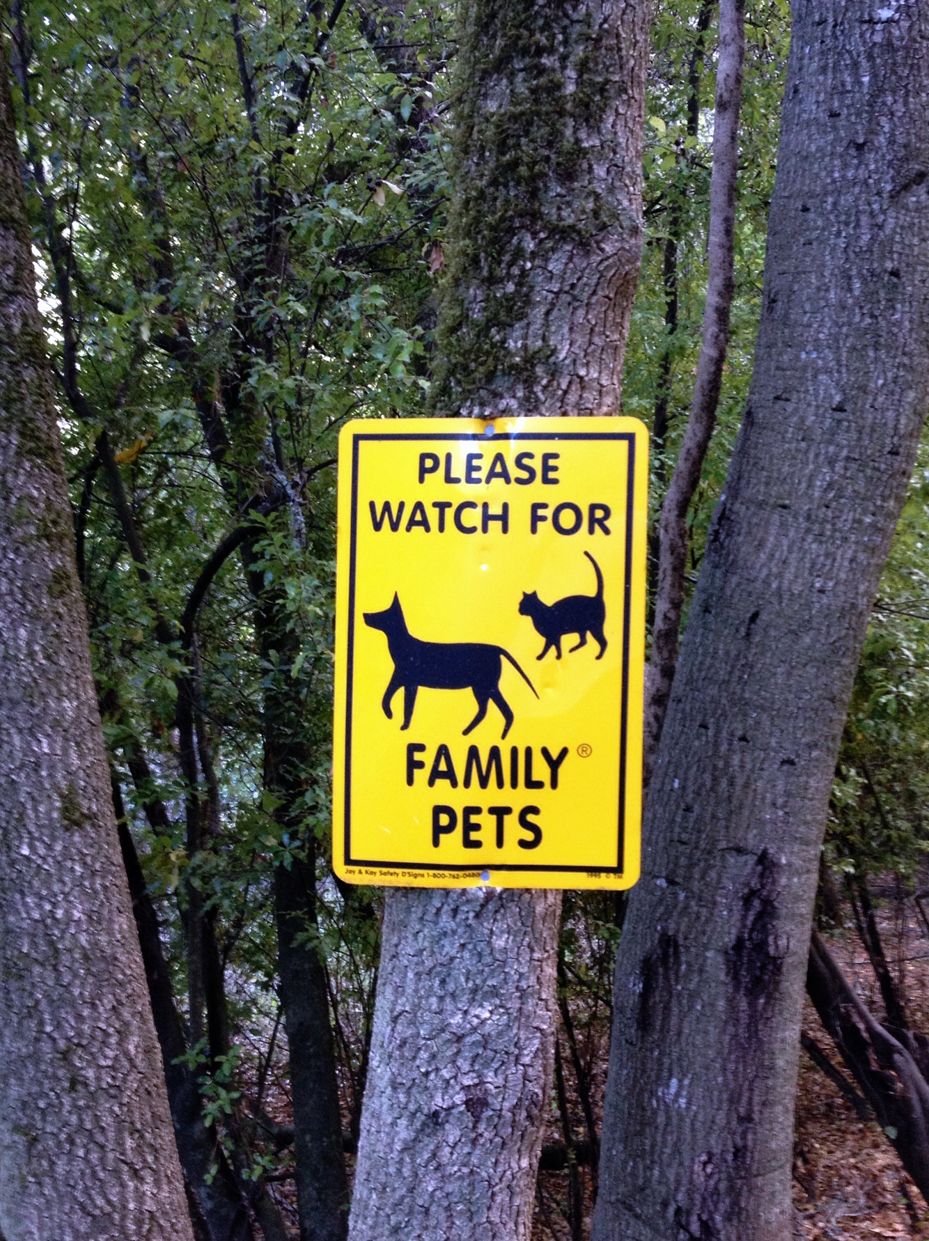 Verkehrzeichen Family Pets