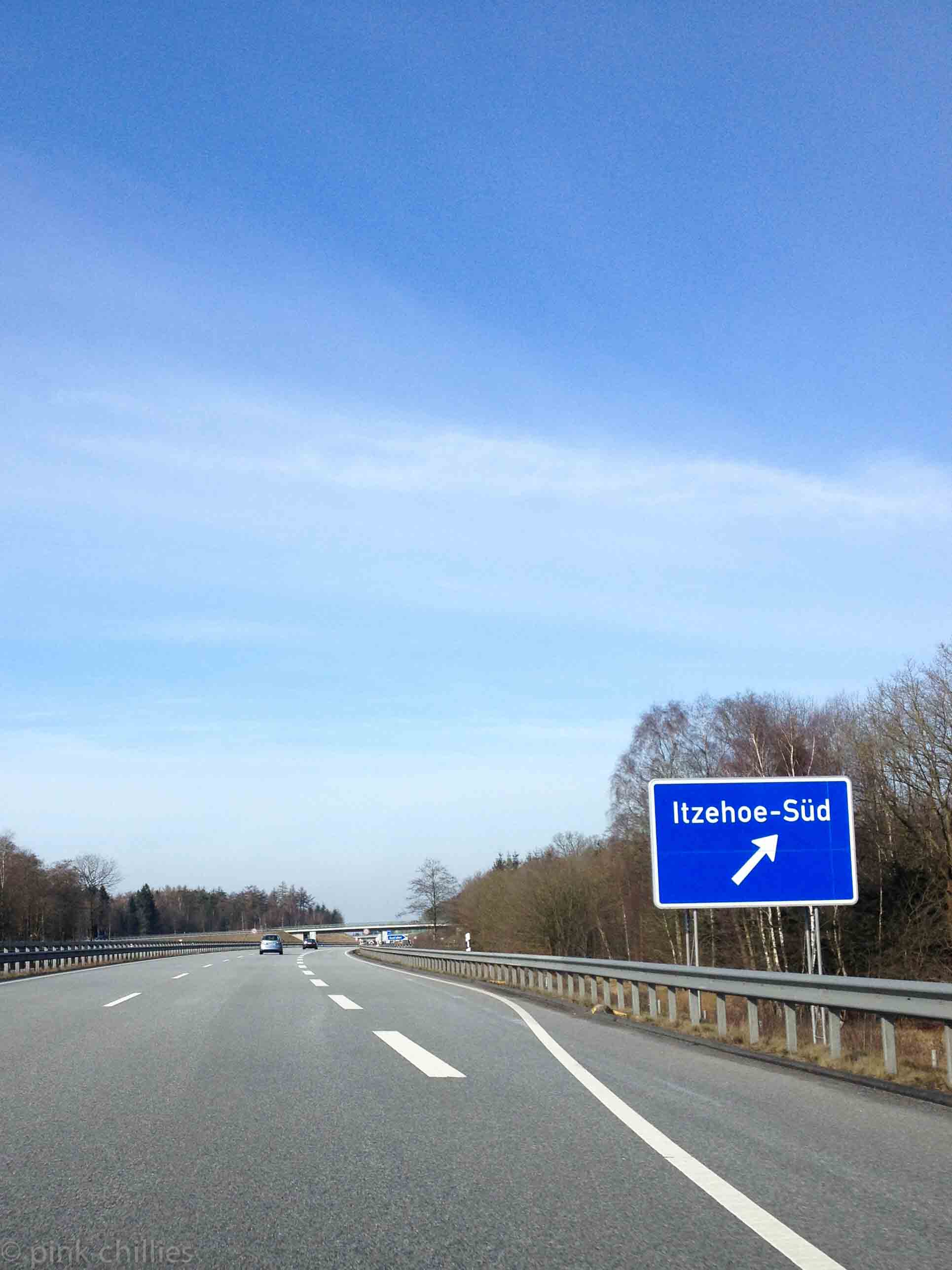Autobahnabfahrt Itzehoe Süd
