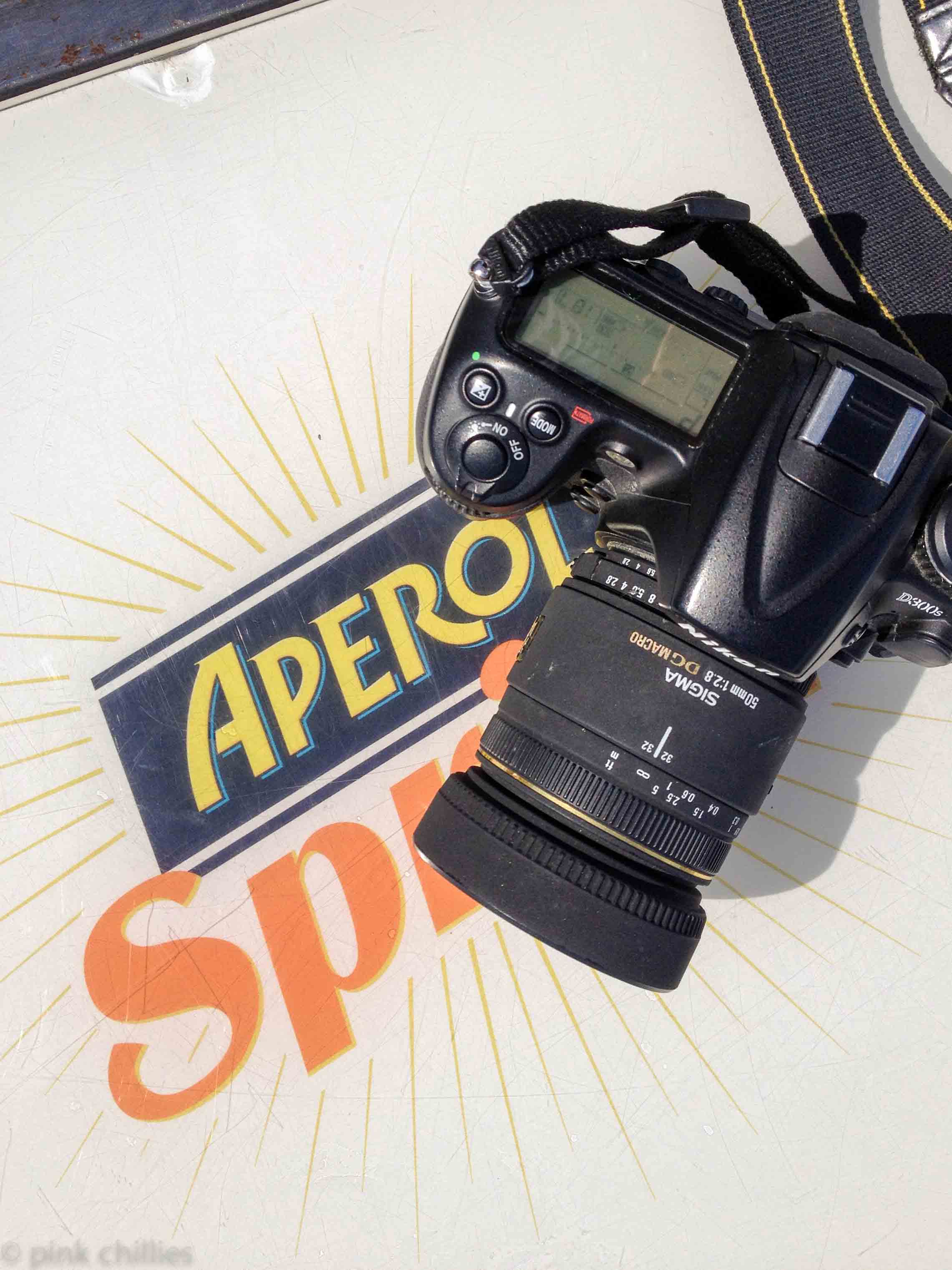 Nikon und Aperol SPritz