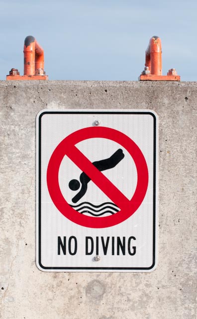 no diving-1927