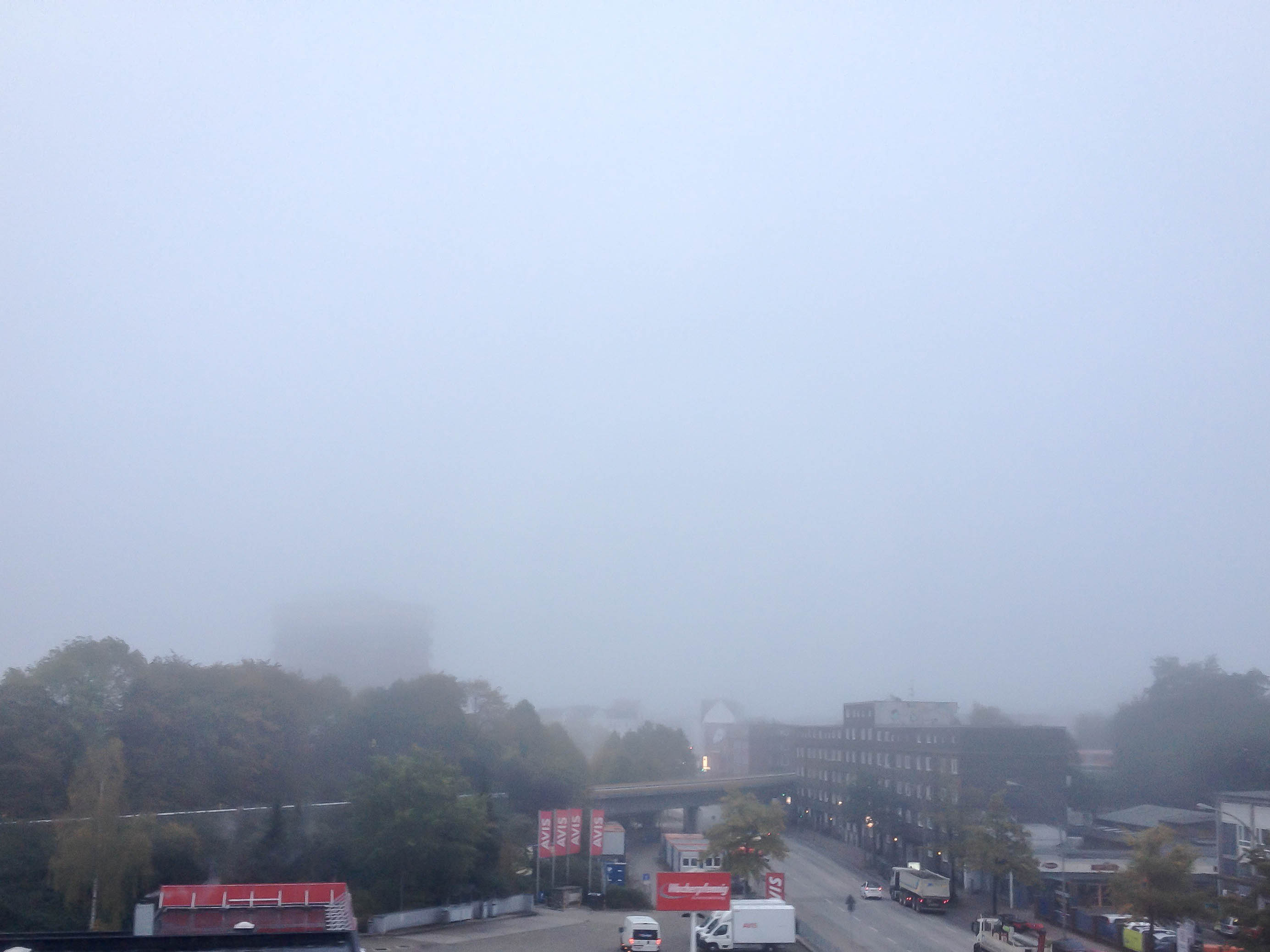 Nebel über Hamburg