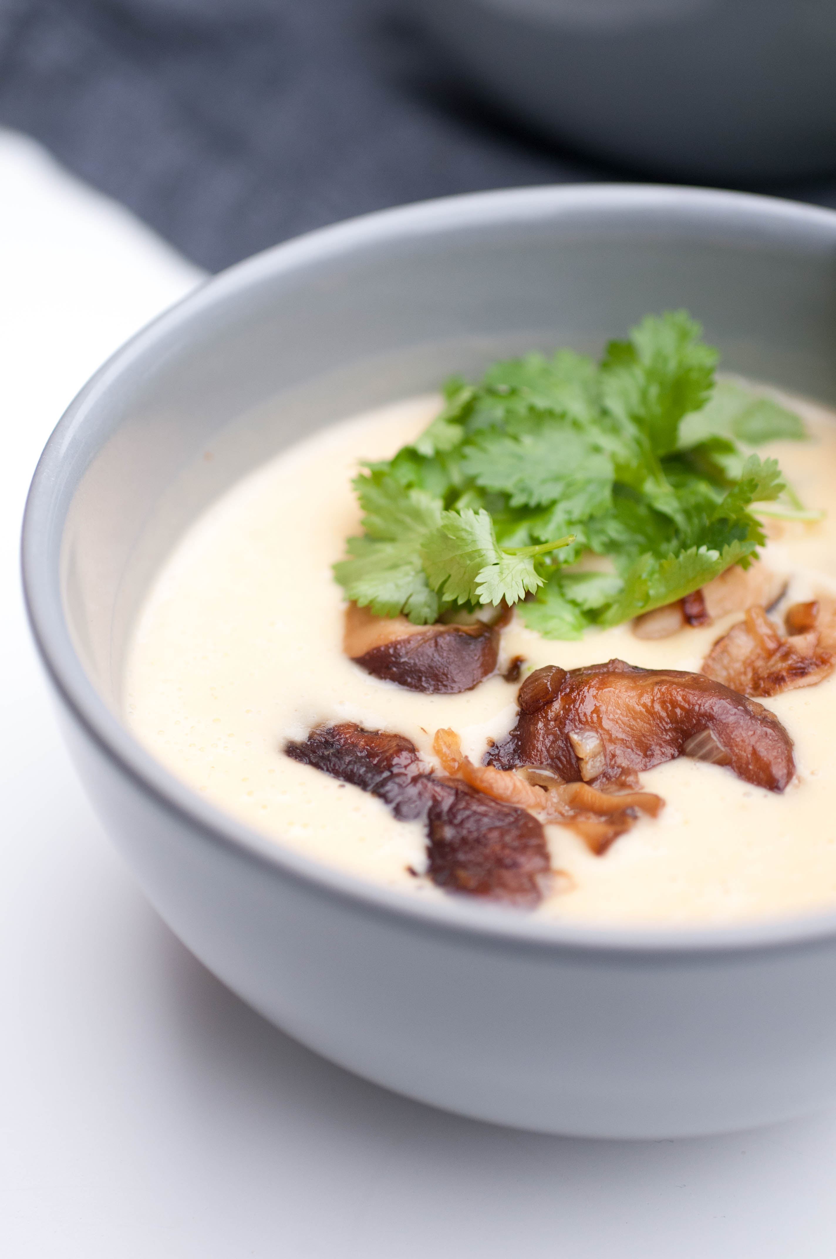 asiatische Kartoffelsuppe mit Shiitake Pilzen vegan