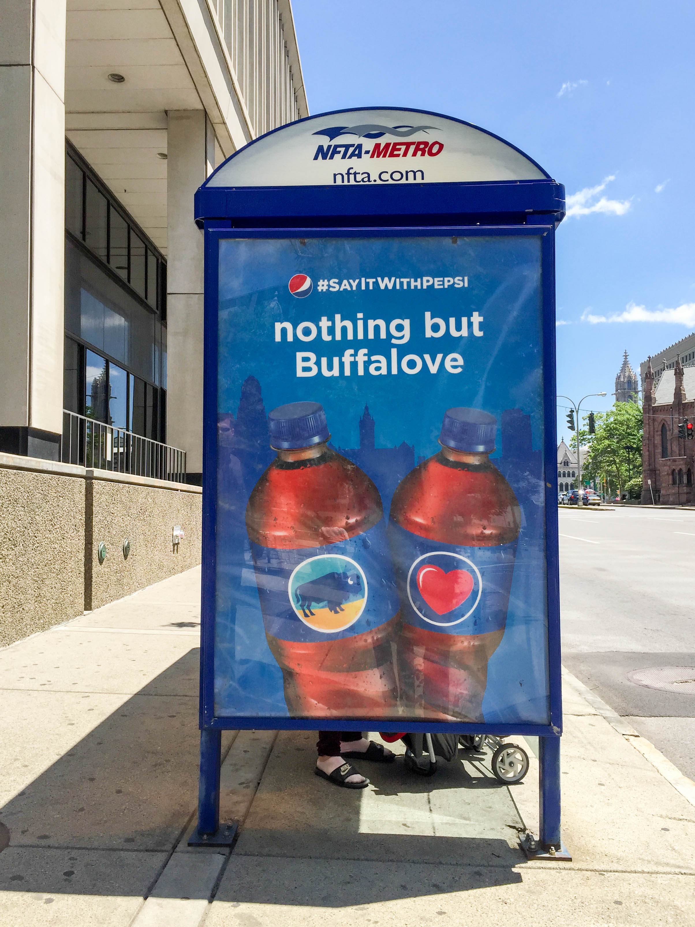 Pepsi advertisment buffalo 