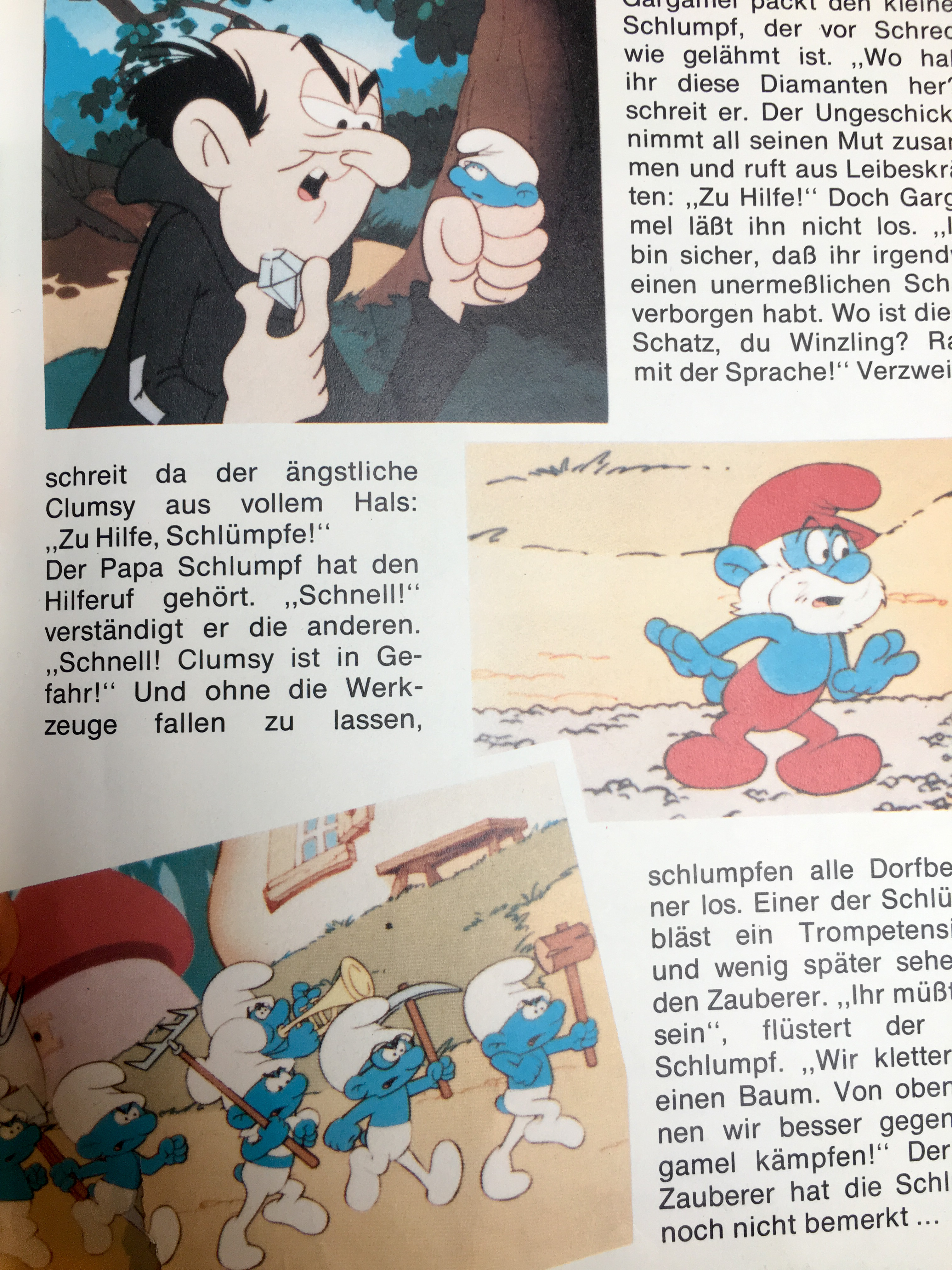 Comic Schlümpfe 1983